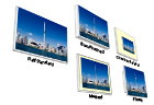 Plaque Mounting Styles with white colored beveled edges