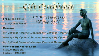 Toronto Fine ART Gift Certificates & Gift Cards